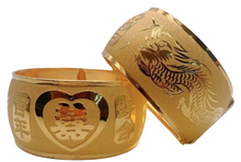 將圖片載入圖庫檢視器 龍鳳篇 - 999.9黃金手鐲