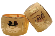 將圖片載入圖庫檢視器 龍鳳篇 - 999.9黃金手鐲