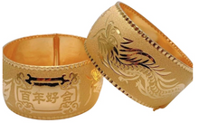 將圖片載入圖庫檢視器 龍鳳篇 - 999.9黃金手鐲