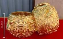 將圖片載入圖庫檢視器 立體龍鳳篇 - 999.9黃金電鑄手鐲