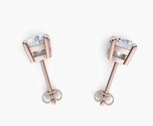 將圖片載入圖庫檢視器 E1001 圓形鑽石耳環托