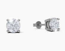 將圖片載入圖庫檢視器 E1001 圓形鑽石耳環托