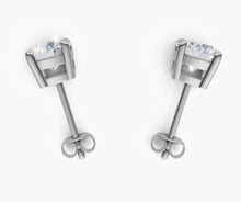 將圖片載入圖庫檢視器 E1001 圓形鑽石耳環托