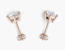 將圖片載入圖庫檢視器 E1002 圓形鑽石耳環托