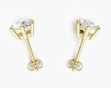 將圖片載入圖庫檢視器 E1002 圓形鑽石耳環托