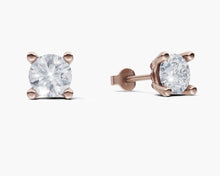 將圖片載入圖庫檢視器 E1042 圓形鑽石耳環托