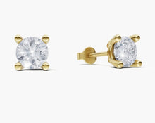 將圖片載入圖庫檢視器 E1042 圓形鑽石耳環托