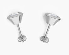 將圖片載入圖庫檢視器 E1052 圓形鑽石耳環托