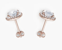 將圖片載入圖庫檢視器 E2007 圓形鑽石耳環托