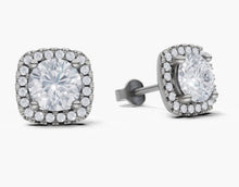 將圖片載入圖庫檢視器 E2053 圓形鑽石耳環托