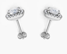 將圖片載入圖庫檢視器 E2053 圓形鑽石耳環托