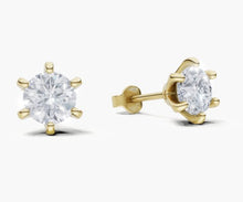 將圖片載入圖庫檢視器 E3009 圓形鑽石耳環托