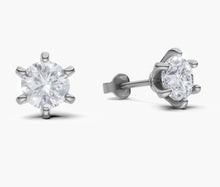 將圖片載入圖庫檢視器 E3009 圓形鑽石耳環托