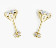 將圖片載入圖庫檢視器 E3010 圓形鑽石耳環托