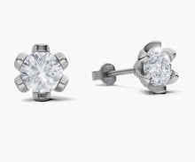 將圖片載入圖庫檢視器 E3010 圓形鑽石耳環托