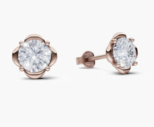 將圖片載入圖庫檢視器 E3023 圓形鑽石耳環托