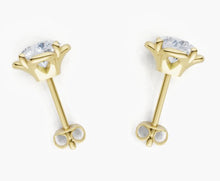 將圖片載入圖庫檢視器 E3023 圓形鑽石耳環托