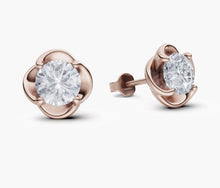 將圖片載入圖庫檢視器 E4016 圓形鑽石耳環托