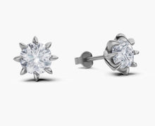 將圖片載入圖庫檢視器 E4017 圓形鑽石耳環托