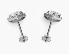 將圖片載入圖庫檢視器 E5020 圓形鑽石耳環托