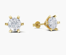 將圖片載入圖庫檢視器 E5024 圓形鑽石耳環托