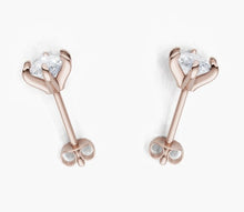 將圖片載入圖庫檢視器 EA026 橢圓形鑽石耳環托
