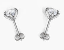 將圖片載入圖庫檢視器 EA026 橢圓形鑽石耳環托