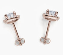 將圖片載入圖庫檢視器 EA028 橢圓形鑽石耳環托