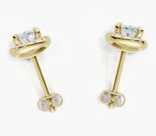 將圖片載入圖庫檢視器 EA028 橢圓形鑽石耳環托