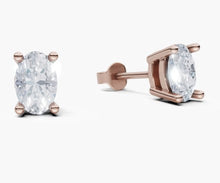 將圖片載入圖庫檢視器 EA029 橢圓形鑽石耳環托