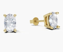 將圖片載入圖庫檢視器 EA029 橢圓形鑽石耳環托