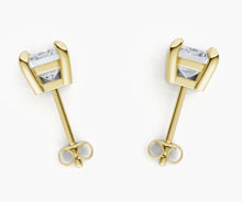 將圖片載入圖庫檢視器 EB46 祖母綠切割鑽石耳環托