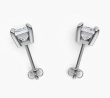 將圖片載入圖庫檢視器 EB46 祖母綠切割鑽石耳環托