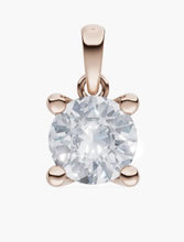 將圖片載入圖庫檢視器 N1042 圓形鐨石吊墜托