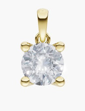 將圖片載入圖庫檢視器 N1042 圓形鐨石吊墜托