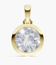 將圖片載入圖庫檢視器 N1052 圓形鐨石吊墜托