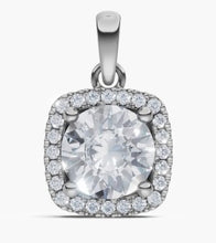 將圖片載入圖庫檢視器 N2053 圓形鐨石吊墜托