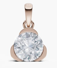 將圖片載入圖庫檢視器 N4014 圓形鐨石吊墜托