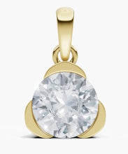 將圖片載入圖庫檢視器 N4014 圓形鐨石吊墜托