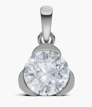 將圖片載入圖庫檢視器 N4014 圓形鐨石吊墜托