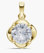 將圖片載入圖庫檢視器 N4016 圓形鐨石吊墜托