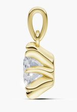 將圖片載入圖庫檢視器 N4017 圓形鐨石吊墜托