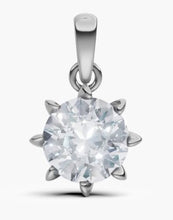 將圖片載入圖庫檢視器 N4017 圓形鐨石吊墜托