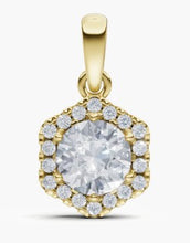 將圖片載入圖庫檢視器 N5020 圓形鐨石吊墜托