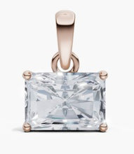 將圖片載入圖庫檢視器 NB046 祖母綠切割鐨石吊墜托