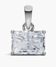 將圖片載入圖庫檢視器 NB046 祖母綠切割鐨石吊墜托