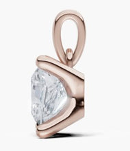 將圖片載入圖庫檢視器 NC034 公主方形鐨石吊墜托