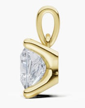 將圖片載入圖庫檢視器 NC034 公主方形鐨石吊墜托