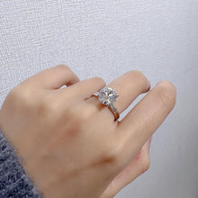 將圖片載入圖庫檢視器 3.01CT 3卡18K皇冠鑽石戒指