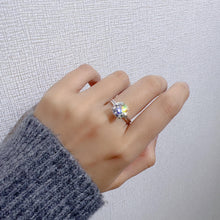 將圖片載入圖庫檢視器 3.01CT 3卡18K皇冠鑽石戒指